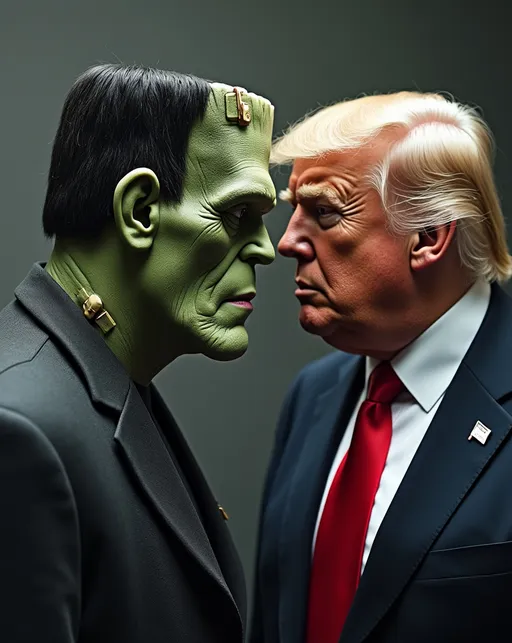 Prompt: The Frankenstein Monster vs. Donald Trump