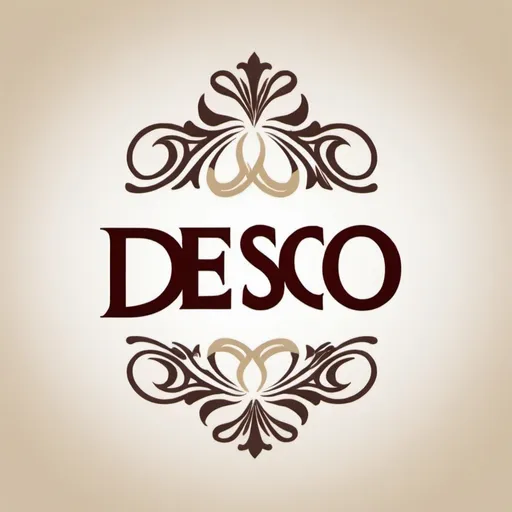 Prompt: I want to create a logo of a brand name DESCO, the brand is about selling table decorations, very formal logo, just saying DESCO