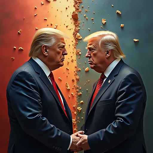 Prompt: Display a broken society
With trump and starmer ruling over a kakistocracy 