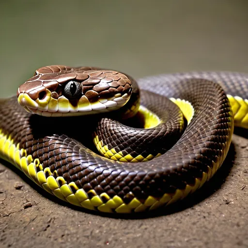 Prompt: A snake