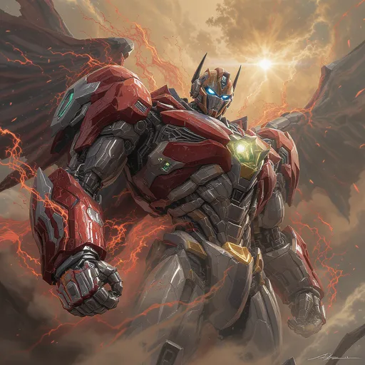 Prompt: human transformer