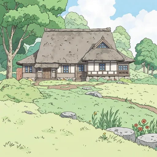 Prompt: Ghibli studio style