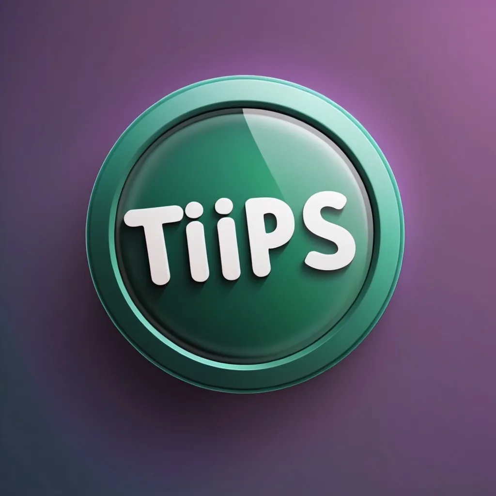 Prompt: smart icon that knows a lot about tips