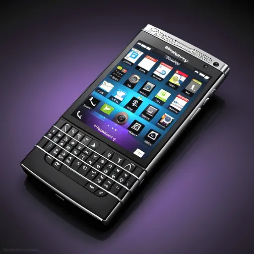 Prompt: blackberry phone