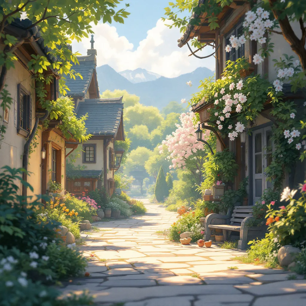 Prompt: Transform this photo into a Studio Ghibli-style animated scene, soft watercolor textures, dreamy lighting, whimsical details, Miyazaki aesthetic, warm and nostalgic tone."