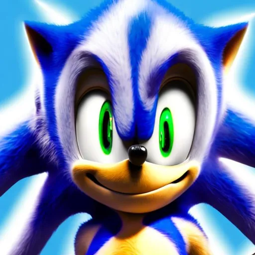 Prompt: LIGHTSKIN SONIC