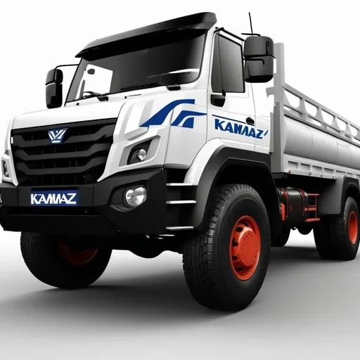 Prompt: Create Logo to truck manufacture. Name of manufacture is KAMAZ. Only logo needed