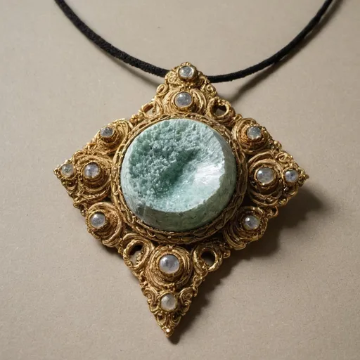 Prompt: Made of minerals - sedusa adornment