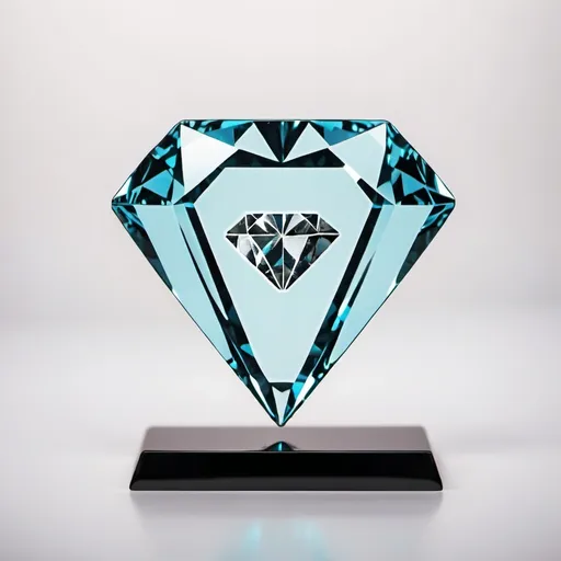 Prompt: Diamond YouTube play button 