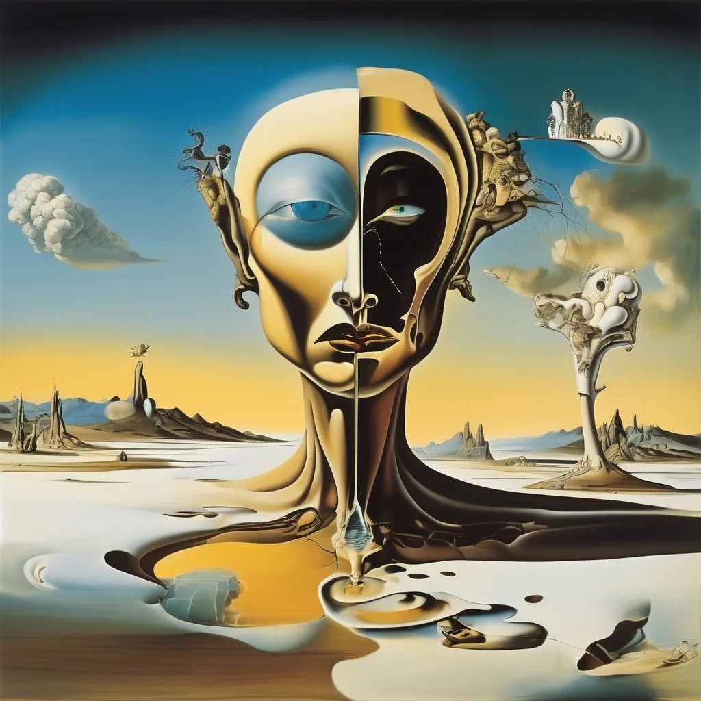 Prompt: Salvador Dalí style vision, surrealist, dreamlike, precise, melting