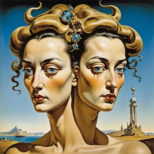 Prompt: Cassandra Gemini, by Salvador Dali.