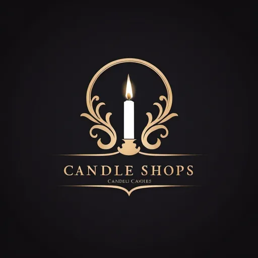 Prompt: A logo for a brand, a social media channel that posts and share luxury candles, present itself like candleshop but also a candle-lover page. 
Has to be proffesional, fancy but also not so complicated plain beause it is a logo
this has to be a logo, so that you have to use letter only by typing "Candleshop" , also i want the logo contains more than one candles
