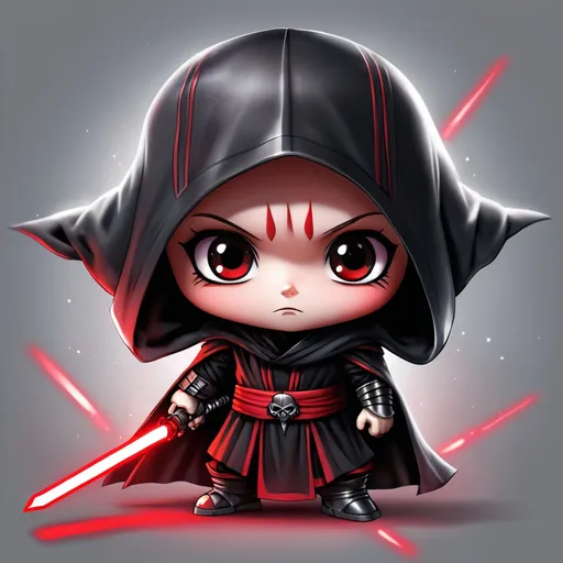 Prompt: random chibi sith lord character