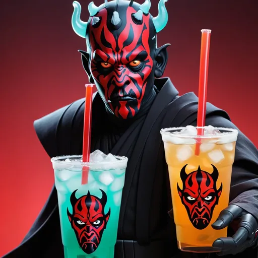 Prompt: arizona iced tea darth maul