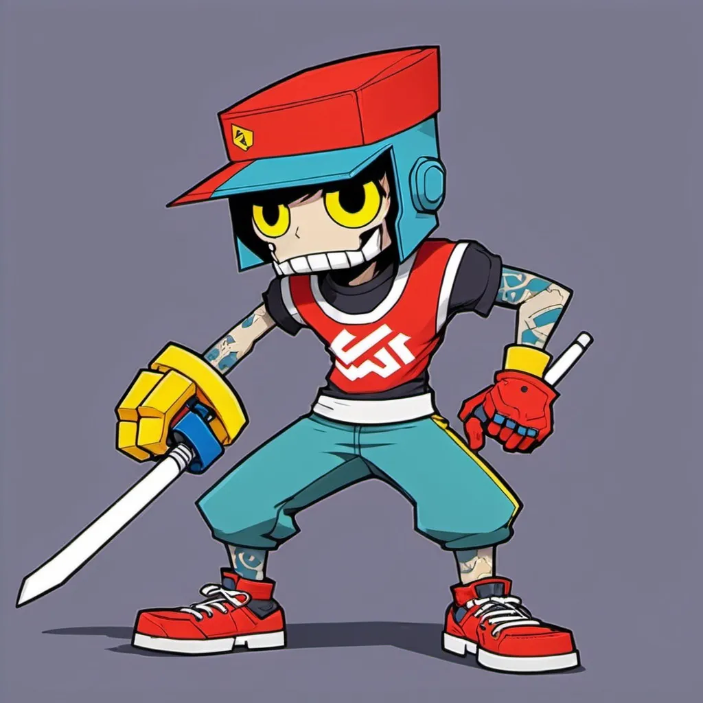 Prompt: Lethal League character