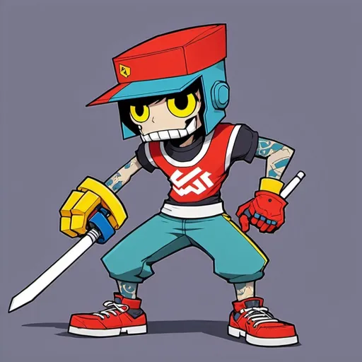 Prompt: Lethal League character