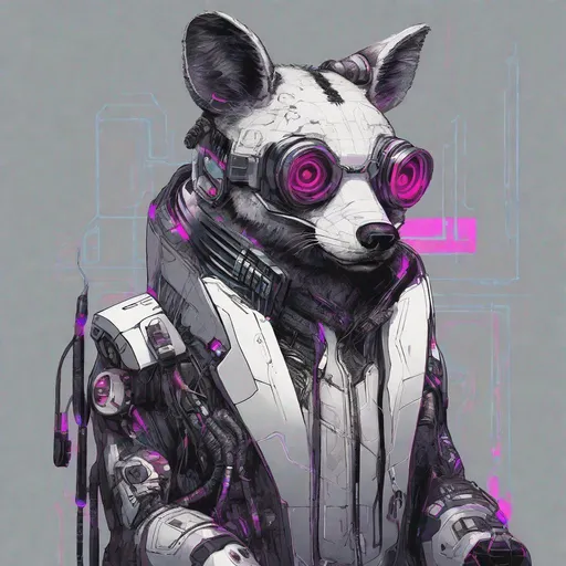 Prompt: cyberpunk animal