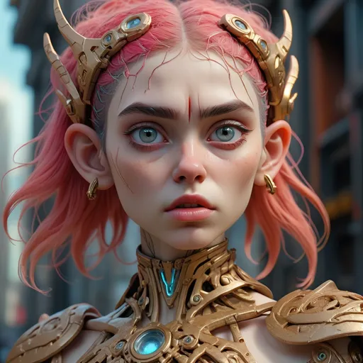 Prompt: inspired by grimes, smooth soft skin, detailed eyes, techno clothing, fantasy clothing, ethereal, futurism, perfect composition, detailed face, intricate, detailed gown, realistic concept art, digital painting, rich 3d render, hyper-realistic painting, cinema 4D render, unreal engine 5,  perfect anatomy, 
art station, sharp focus, 8k, sf, intricate artwork masterpiece, ominous, intricate, epic, highly detailed, vibrant, production cinematic character render, ultra high quality model, sf, sf, intricate artwork masterpiece, golden ratio



