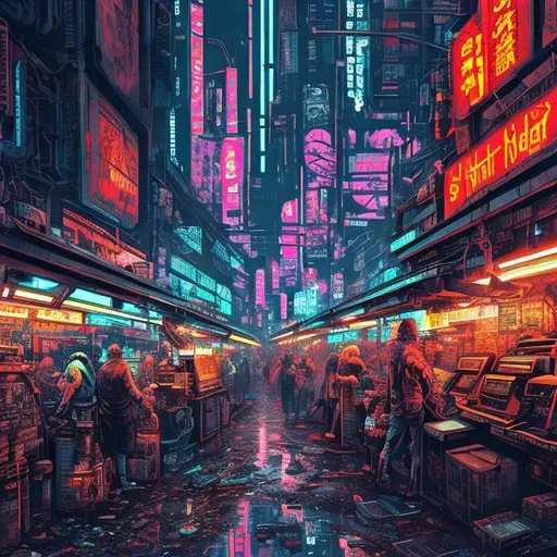 Cyberpunk Market