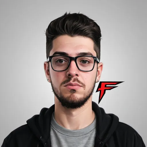 Prompt: draw me a faze logo with the words thug in it
