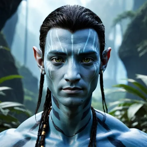 Prompt: AI Avatar from the movie avatar male
