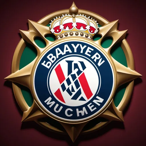 Prompt: Quero um escudo de futebol com o nome Real Lagos inspirado no escudo do Bayern Munich