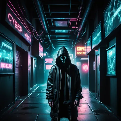 Prompt: photorealistic, (hyper-realistic) photography, (analog) medium, cyber hacker ghost simulacrum, cyberpunk streetwise atmosphere, (moody) tonal aesthetic, dramatic lighting, heavy metal album cover, gritty textures, urban environment, shadowy details, dynamic composition, intense energy, vibrant contrasts, low-fidelity backdrop, edgy style, unique perspectives, ultra-detailed.