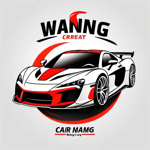 Prompt: wanna creat logo with sport car and waing maung name and slogan will Auto car Sale