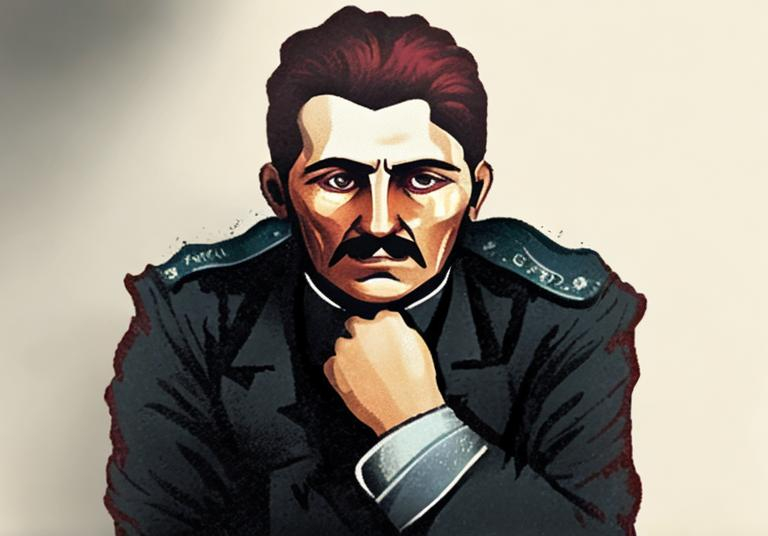 Prompt: Use this person face and add it to uniform Karađorđe, Serbian revolutionary who led the struggle for his country's independence from the Ottoman Empire during the First Serbian Uprising. Make it realistic. 