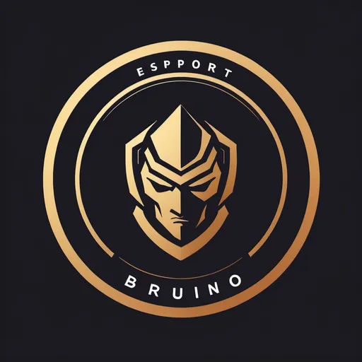 Prompt: Esport logo, circle Bruno confuse logo

