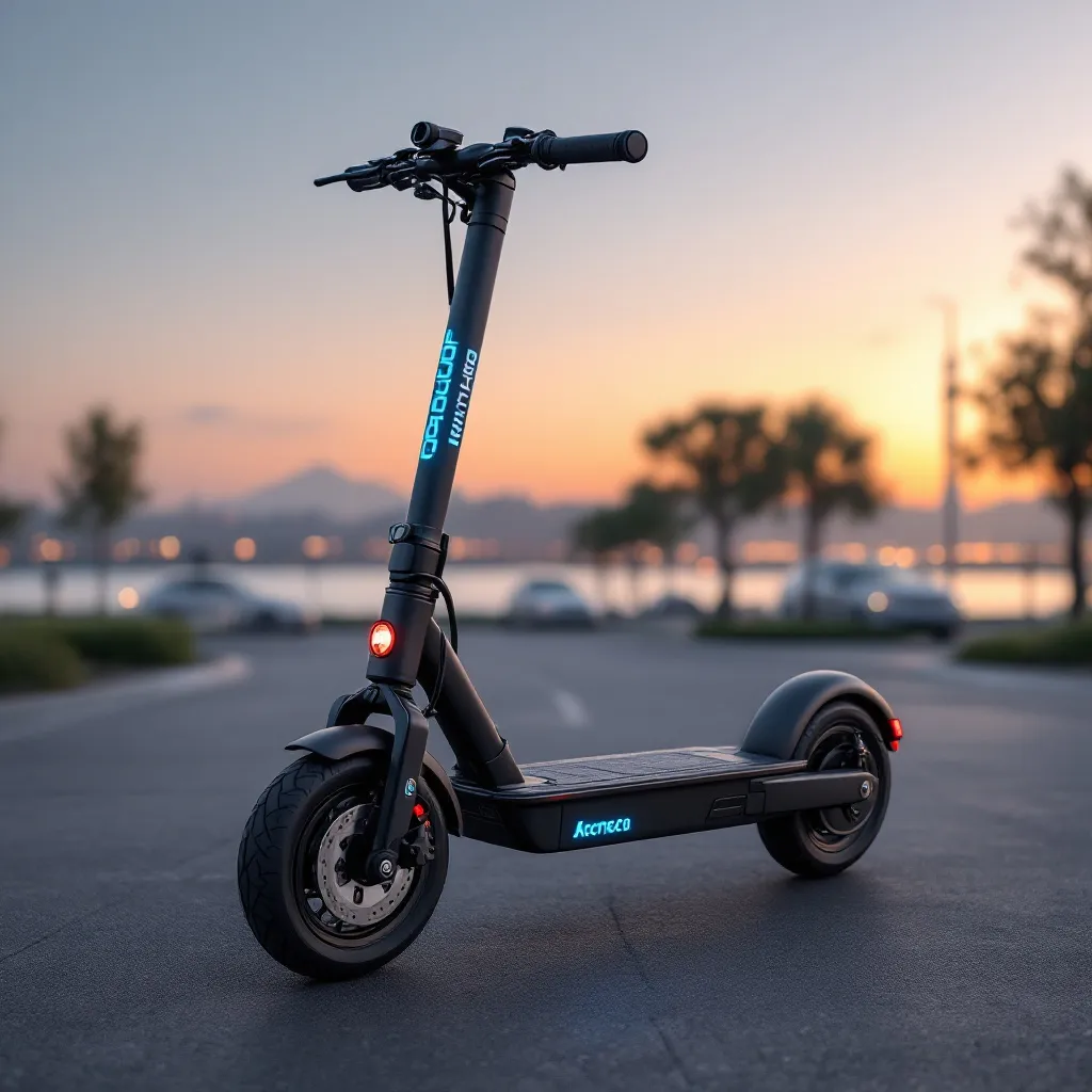 Prompt: electric scooter 
