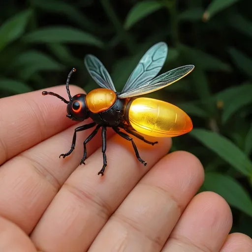 Prompt: large firefly 


