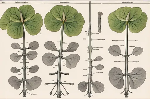 Prompt: Diagram of nasturtium muscles and skeleton 