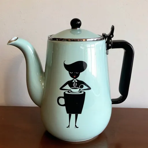 Prompt: Midcentury modern naughty coffee pot