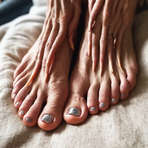 Prompt: my 60 year old girlfriend has a toenail problem 