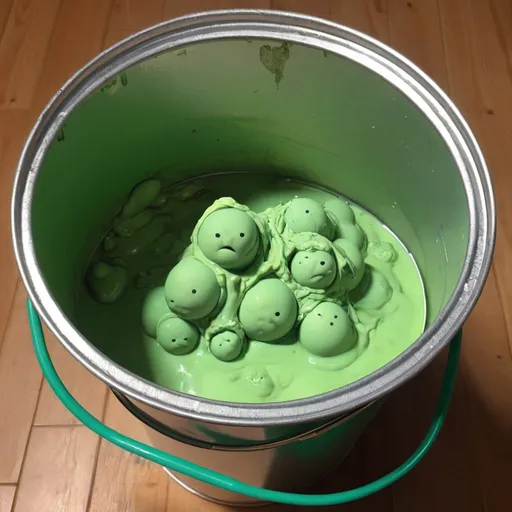 Prompt: Bucket of snot
