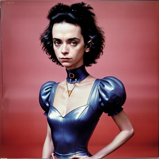 Prompt: Classic 1973 album cover of the St. Vincent album “Volt” by Annie Leibovitz 