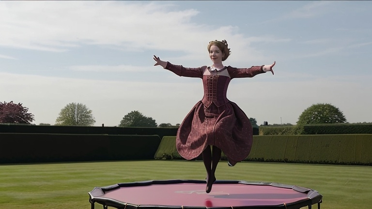 Prompt: Lucy Worsley’s “Trampolines of the Tudors” live from Hampton Court Palace 