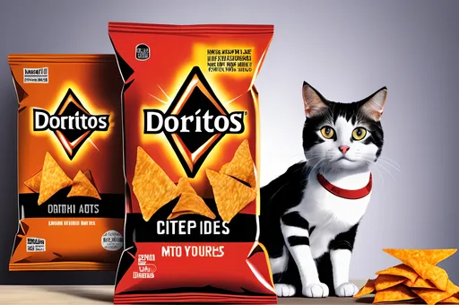 Prompt: Doritos for cats