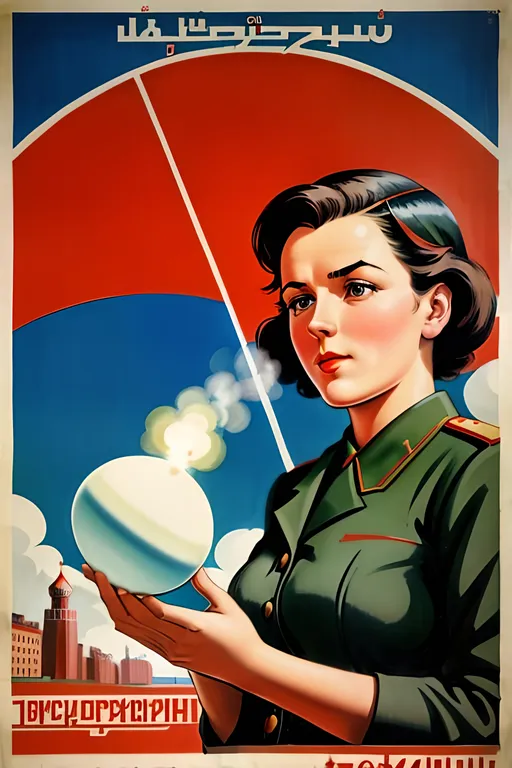 Prompt: Depression-era Soviet socialist realism propaganda poster promoting farting 