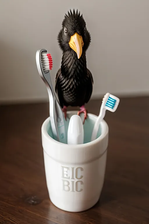 Prompt: Epic toothbrush, dickbeak