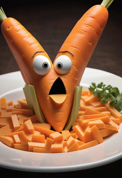 Prompt: We all like the cut of your jib, dicknose; if those carrots could talk, they’d have a story to tell! Vaya con queso.