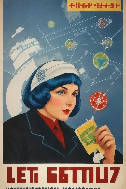 Prompt: Depression-era Soviet socialist realism propaganda poster, scientist, “Let’s decode  genomes for the public good!”, Mombi of Oz, ВПЕРЕД! ЗА НАШЕМУ ВРЕМЕНИ! Shocking, futuristic, 1942, buttstuff 
«Пизда для всех!» propaganda ПОШЛИ!