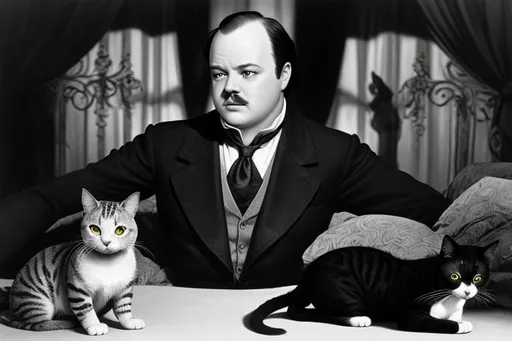 Prompt: Citizen Kane for cats