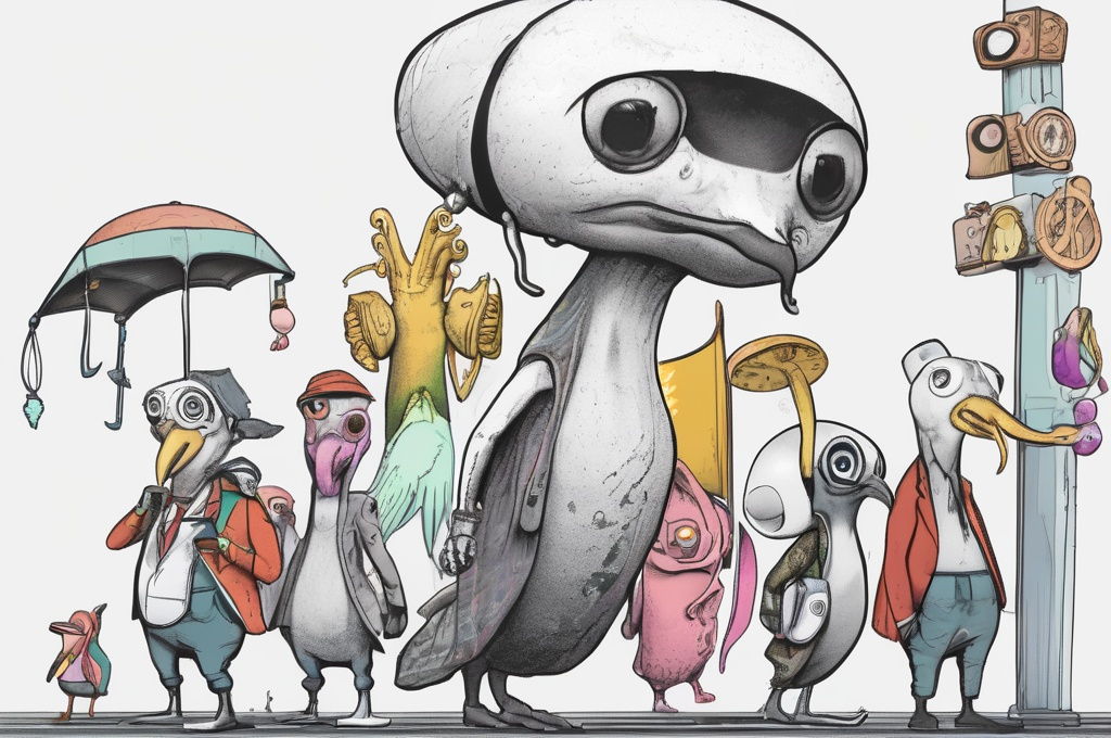 Prompt: Squidbeak parade 