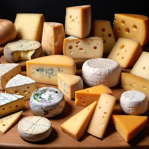 Prompt: We Are The World of Cheese 