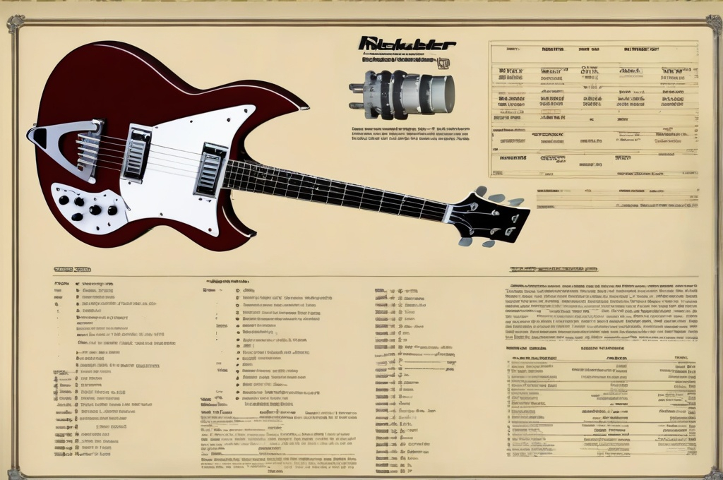 Prompt: 1968 Rickenbacker Model 4001 spec sheet