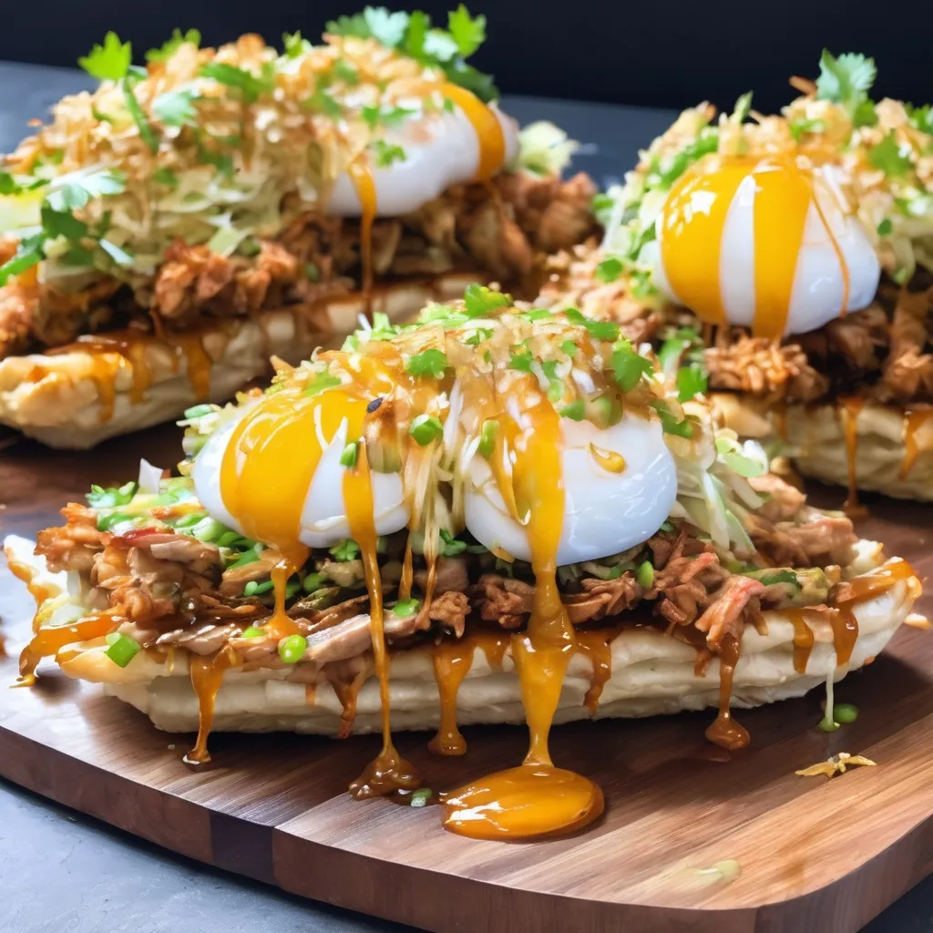 Prompt: New Orleans style po boy okonomiyaki 