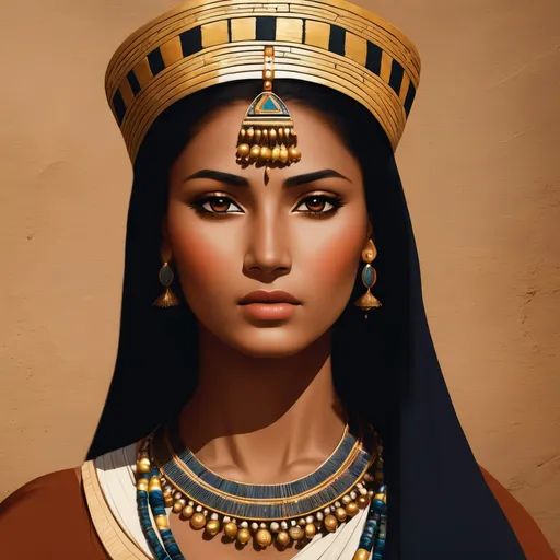 Prompt: Woman of the Kingdom of Telas 1800 bc