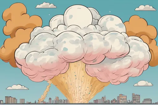 Prompt: The fattest fartcloud the world has ever known farting clouds of farts 